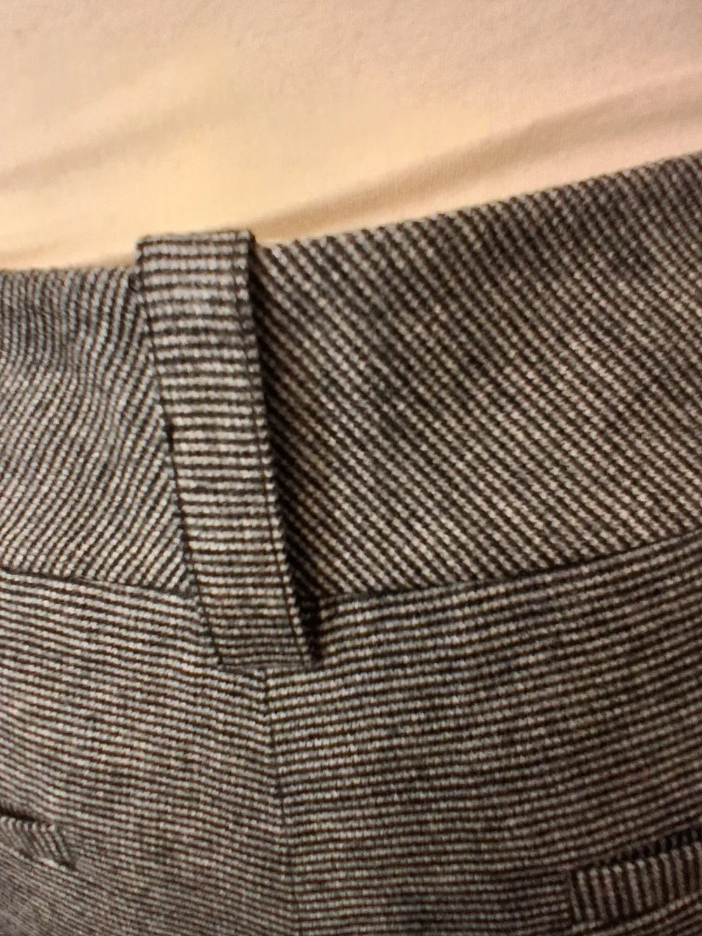 Alice + Olivia Black and White Pinstriped Bermuda Shorts